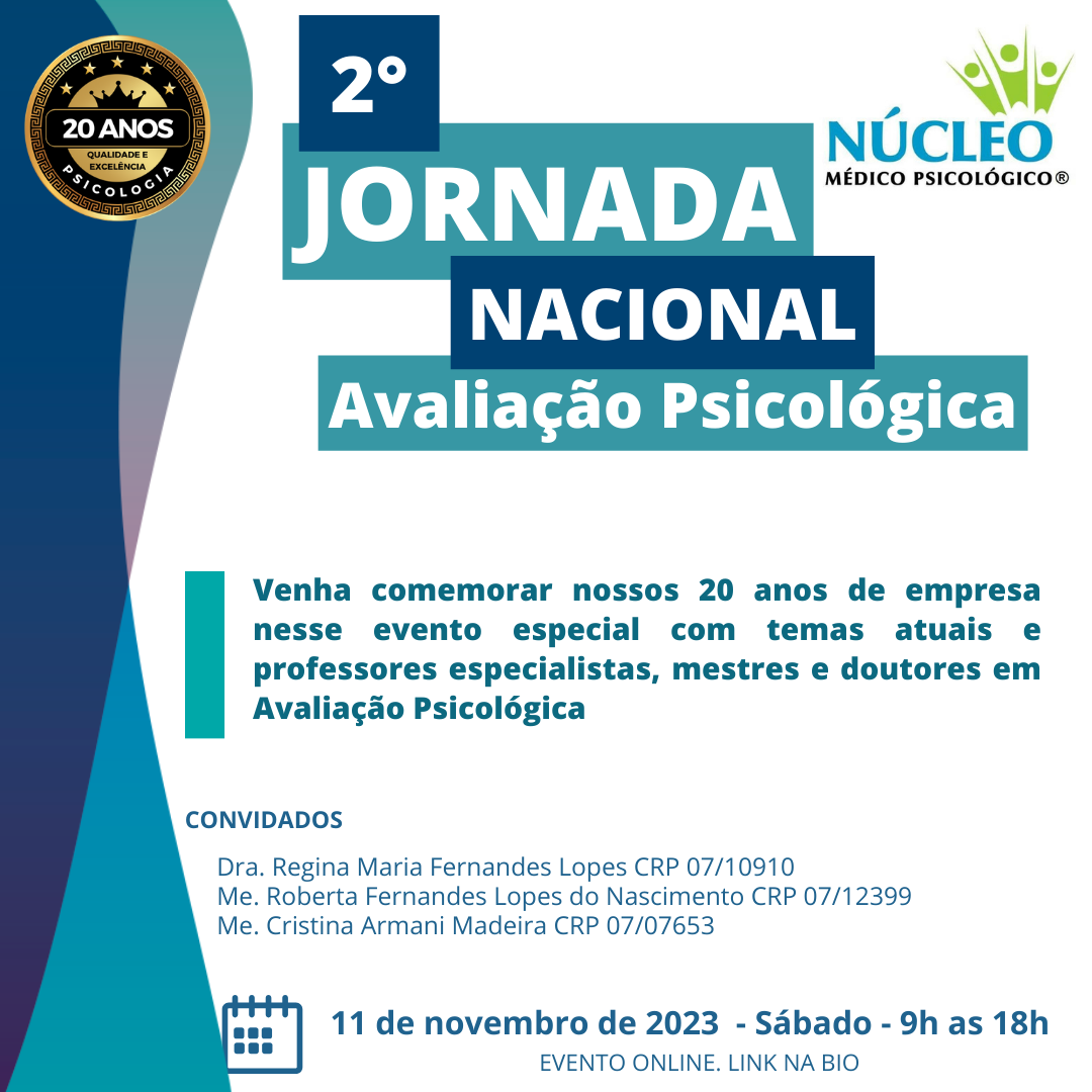 I Jornada de Avaliação Psicológica - Mini Cursos - EBADEPS / RAVLT